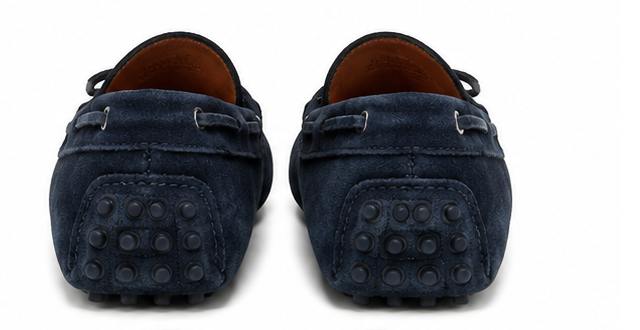 Tod's Gommino Driving Loafer in Navy Suede  (21)