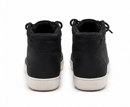 Classic Black High-Top Casual Sneakers