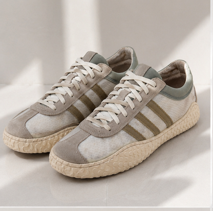 Retro Striped Casual Sneakers – Classic Everyday Shoes (44)