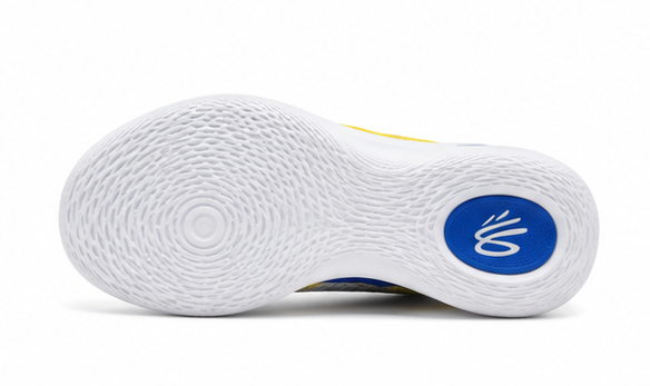 Blue & Yellow Performance Basketball Sneakers