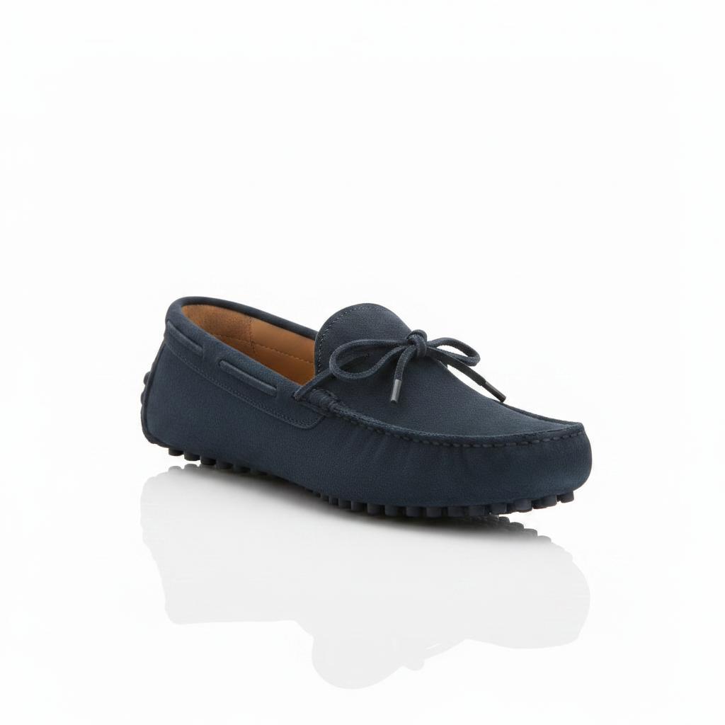 Tod's Gommino Driving Loafer in Navy Suede  (21)
