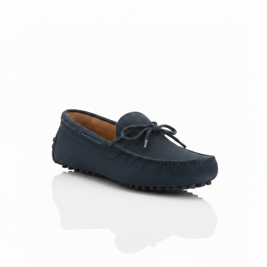Tod's Gommino Driving Loafer in Navy Suede  (21)