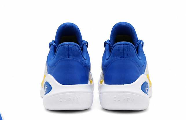 Blue & Yellow Performance Basketball Sneakers
