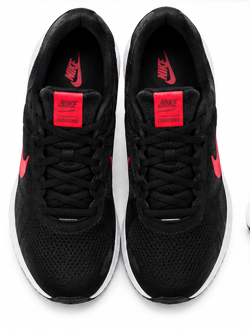 Nike Black & Red Running Sneakers