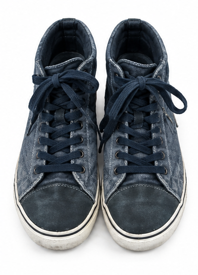 Vintage Black & Grey High