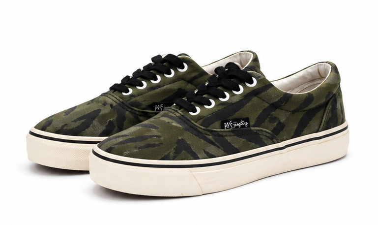 Green Camouflage Casual Sneakers (5)