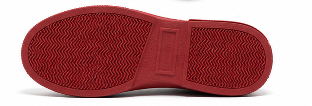 Red Pattern Casual Sneakers (2)