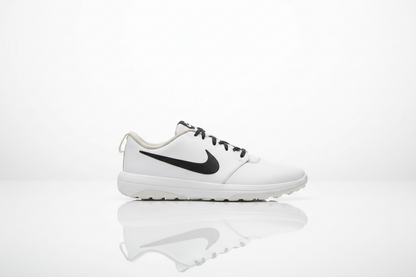Nike White Golf Shoes – Black Swoosh & Cushioned Sol
