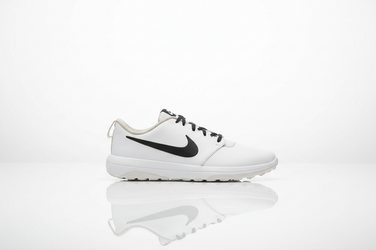 Nike White Golf Shoes – Black Swoosh & Cushioned Sol