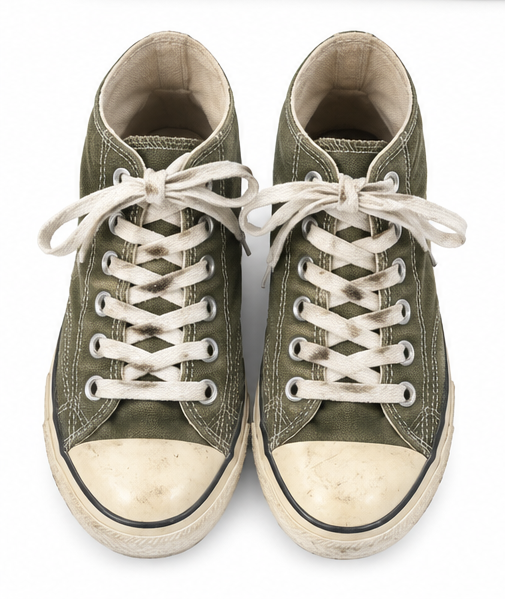 High-Top Canvas Sneaker