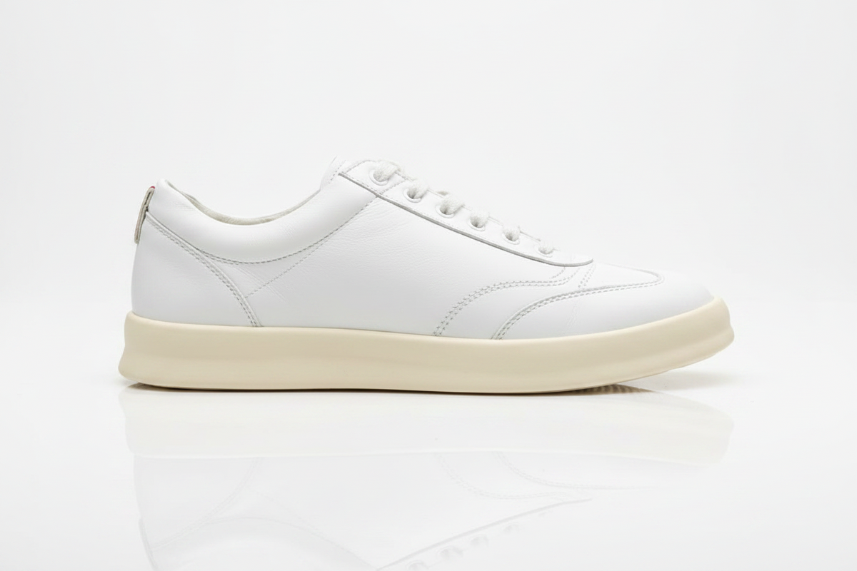 Classic White Minimalist Sneakers (4)