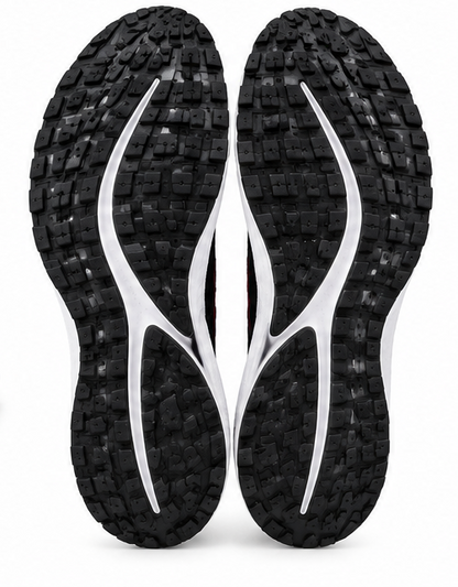 Nike Black & Red Running Sneakers