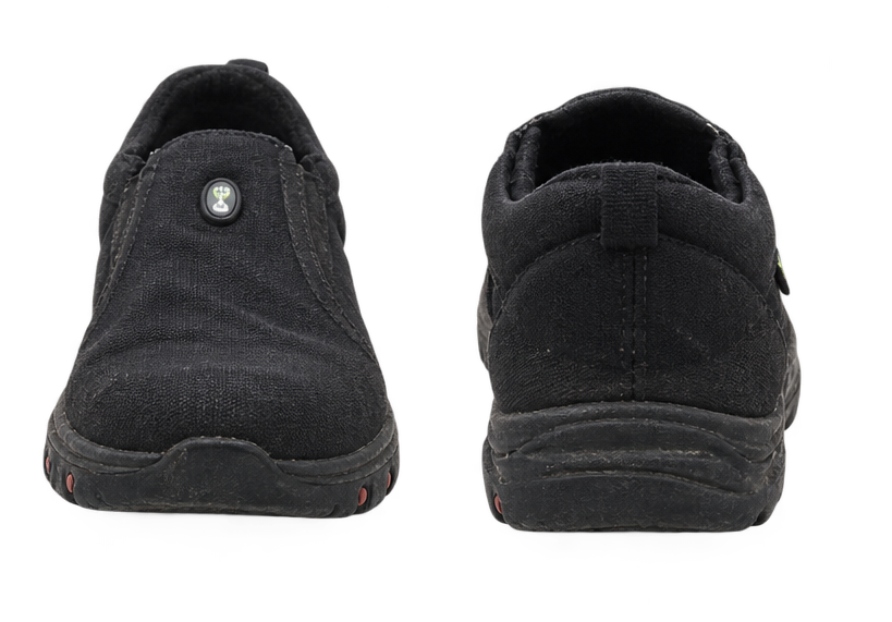 Zuoon Sport All-Black Lightweight Slip-On Walking Shoes