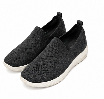 Women's Black Slip-On Comfort Shoes (47)