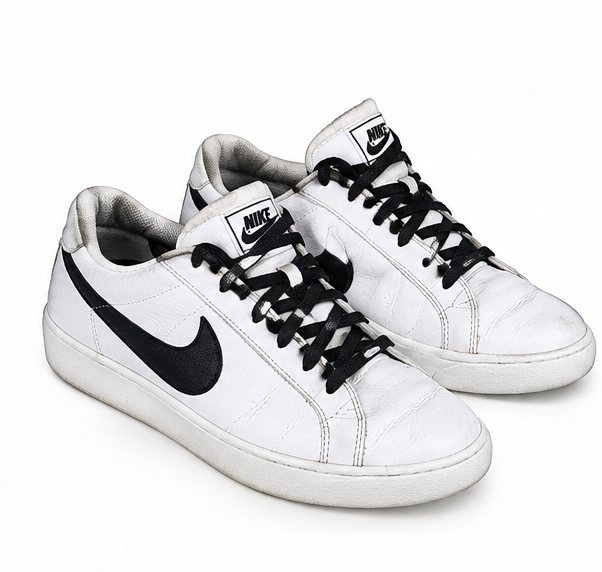 Classic White & Black Low-Top Sneakers
