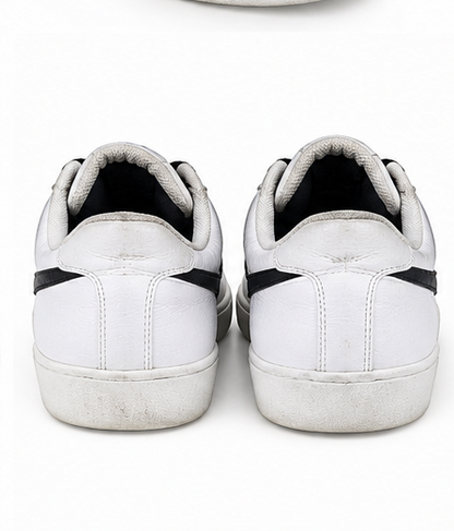 Classic White & Black Low-Top Sneakers