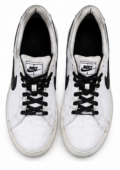 Classic White & Black Low-Top Sneakers