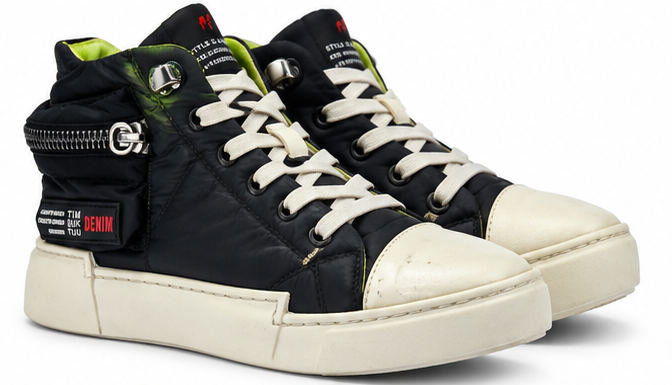 high-top utility sneaker