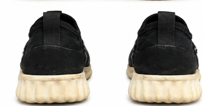 black adidas slip-on sock shoe